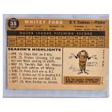 Whitey Ford 1960 Topps #35 - New York Yankees Vintage Baseball Card