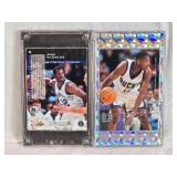 Lot of 2 Basketball Cards Featuring Jamal Mashburn Upper Deck 1994 and Glenn Robinson Flair 
