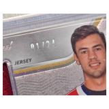 Lot of 2 Ryan Poehling Cards Rookie Gear Autographed Jersey Patch Numbered 1/24 and Debut Ticket Access Numbered 215/299