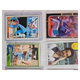 Lot of 8 Baseball Cards Featuring Greg Maddux Rated Rookie, Harold Baines, Lee Smith, Larry Christenson, Jesus Vega, Phil Niekro, Jim Thome, and Hank Aaron.