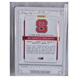 Russell Wilson 2015 Panini National Treasures Printing Plate #89 - NC State Wolfpack Baseball Card