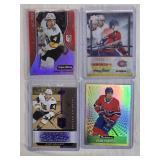 Lot of 4 Hockey Cards Featuring Ryan Poehling Rookie Cards and Jimmy Schuldt with Jimmy Schuldt Auto