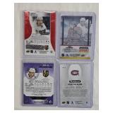 Lot of 4 Hockey Cards Featuring Ryan Poehling Rookie Cards and Jimmy Schuldt with Jimmy Schuldt Auto