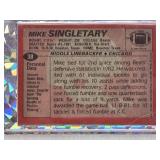 Lot of 2 Football Cards Featuring Mike Singletary and Darrell Green