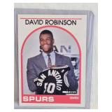 David Robinson Rookie 1989 NBA Hoops #138 - San Antonio Spurs Basketball Card