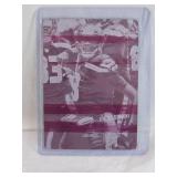 Russell Wilson 2019 Panini Luminance Magenta Plate #64 Numbered 1/1 - Seattle Seahawks Football Card