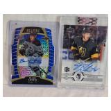 Lot of 2 Hockey Cards Featuring Blake Lizotte Rookie Auto and Jimmy Schuldt Rookie Auto