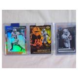 Lot of 3 Henry Ruggs III Football Cards Featuring Rookie and Press Proof Editions One Numbered 23/45