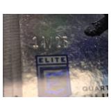 Lot of 2 Russell Wilson Football Cards Including Panini Prizm and Donruss Elite 14/25