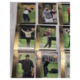 Set of 30 Tiger Woods Golf Cards from 2001 Upper Deck Rookie Set