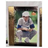 Set of 30 Tiger Woods Golf Cards from 2001 Upper Deck Rookie Set