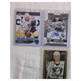 Lot of 3 Hockey Cards Featuring Jonny Brodzinski, Nic Dowd, and Matt Cullen with Rookie and Autograph Features