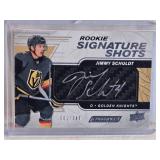 Jimmy Schuldt Rookie 2019-20 Upper Deck Engrained Signature Shots Auto 001/249 - Golden Knights Hockey Card