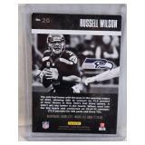 Russell Wilson 2016 Panini Black Gold #20 Numbered 01/50 - Seattle Seahawks Football Card