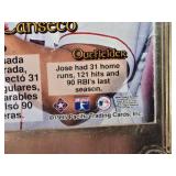 Lot of 2 Jose Canseco Baseball Cards in Screw Downs
