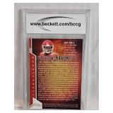 Patrick Mahomes II 2019 Sage Aspire Red #ASPPM1 BCCG Graded Mint 10 - Kansas City Chiefs Football Card