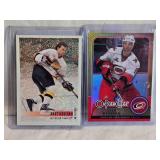 Lot of 2 Bret Hedican Hockey Cards Including Topps Premier and O-Pee-Chee.
