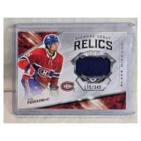 Lot of 2 Ryan Poehling Hockey Cards including Black Diamond Rookie Jumbos and Diamond Debut Relics Jersey 170/349.