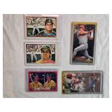 Lot of 5 Jose Canseco Baseball Cards Including Topps and Fleer Sets