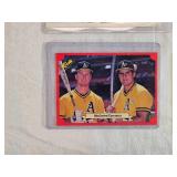 Lot of 5 Jose Canseco Baseball Cards Including Topps and Fleer Sets