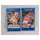 Lot of 2 Basketball Cards Featuring Anfernee Hardaway and Grant Hill Rookie Cards