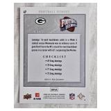 8" Plastic Case of Various Brand NFL Football Cards Including from 2008 Upper Deck Football Heroes, Fleer Ultra 