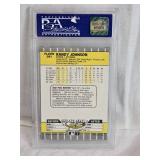 Randy Johnson 1989 Fleer #381 PSA Graded 9 - Montreal Expos Baseball Card