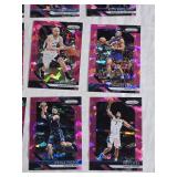 Lot of 16 Basketball Cards 2019-19 Panini Prizm Featuring Kevin Durant, Anthony Davis, Kristaps Porzingis, and John Stockton among others