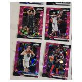 Lot of 16 Basketball Cards 2019-19 Panini Prizm Featuring Kevin Durant, Anthony Davis, Kristaps Porzingis, and John Stockton among others