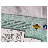 8" Plastic Case of Baseball Cards From Various Products Including 1995-1996 Upper Deck, 2002 Upper Deck, 1996 Donruss - Uncounted