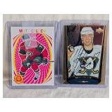 Lot of 2 Matt Cullen Hockey Cards including Upper Deck Rookie Auto and O-Pee-Chee Card