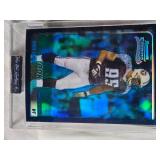 Lot of 2 Football Rookie Cards Featuring Danny Farmer 2000 UD Rookie Encore SGC 9 and Rien Long Bowman Chrome Rookie