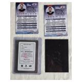 Lot of 4 Hockey Cards Featuring Charlie Lindgren and Nick Jensen