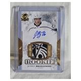 Jonny Brodzinski Rookie 2017-18 Upper Deck The Cup Auto Patch Numbered 01/24 - Los Angeles Kings Hockey Card