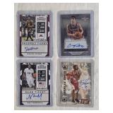 Lot of 4 Basketball Cards Featuring Chandler Parsons Auto, Charles Smith Auto, Daniel Oturu Auto, and Naji Marshall Auto
