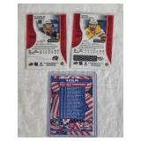Lot of 3 Hockey Cards Featuring Colin Blackwell, Vladislav Gavrikov, and 2021 WJC Champions USA Team