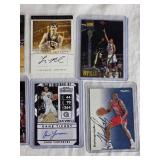 Lot of 8 Autographed Basketball Cards Featuring Elias Harris, Corliss Williamson, Luke Ridnour, Eric Montross, Predrag Savovic, Omer Yurtseven, and Theo Ratliff