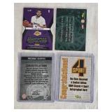 Lot of 8 Autographed Basketball Cards Featuring Elias Harris, Corliss Williamson, Luke Ridnour, Eric Montross, Predrag Savovic, Omer Yurtseven, and Theo Ratliff