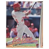 8" Plastic Case of Baseball Cards Featuring Various Brands and Year 