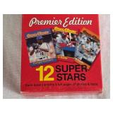 1990 Series 1 Box 1 of 12 Collect-A-Books Baseball Cards Featuring Babe Ruth, Robin Yount, Ruben Sierra, Ken Griffey Jr., and Others