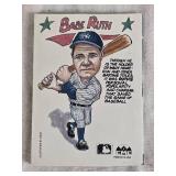 1990 Series 1 Box 1 of 12 Collect-A-Books Baseball Cards Featuring Babe Ruth, Robin Yount, Ruben Sierra, Ken Griffey Jr., and Others