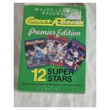 1990 Series 1 Box #3 of 12 Collect-A-Books Baseball Cards Featuring Lou Gehrig, Roberto Clemente, and More
