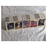 13 1/2" Plastic Case Basketball Cards with Various Years and Brands Such as Upper Deck 89-90, Fleer 