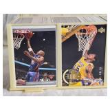 13 1/2" Plastic Case Basketball Cards with Various Years and Brands Such as Upper Deck 89-90, Fleer 