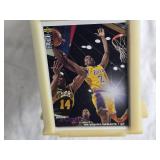 13 1/2" Plastic Case Basketball Cards with Various Years and Brands Such as Upper Deck 89-90, Fleer 
