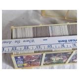 13 1/2" Plastic Case Basketball Cards with Various Years and Brands Such as Upper Deck 89-90, Fleer 