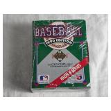 Unopened Box of 1990 Upper Deck Baseball Cards Sealed Box