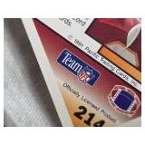 Box of Football Cards Various Brands and Years including sets like Fleer 