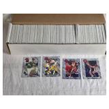 Box of Baseball Cards with Various Years and Brands including Donruss 