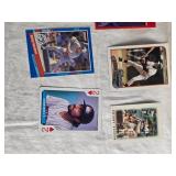 Box of Baseball Cards with Various Years and Brands including Donruss 